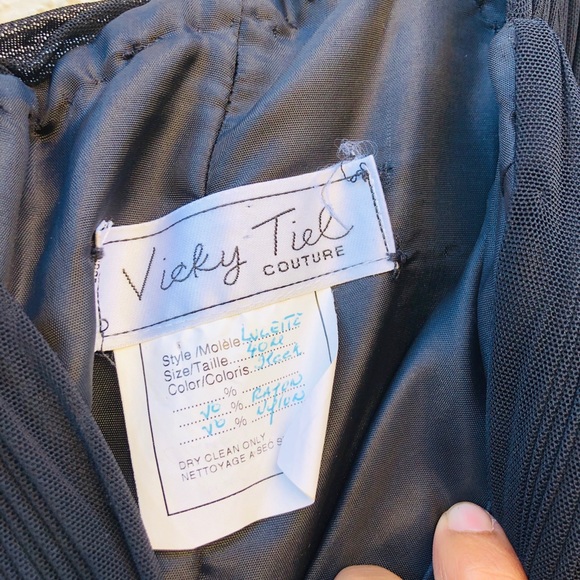Vintage Vicky Tiel Couture LBD - Picture 3 of 8